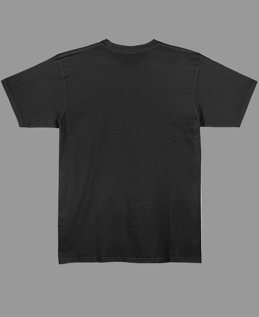 Black Regular Fit T-shirt Back Design