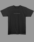 Black Regular Fit T-shirt Front Design