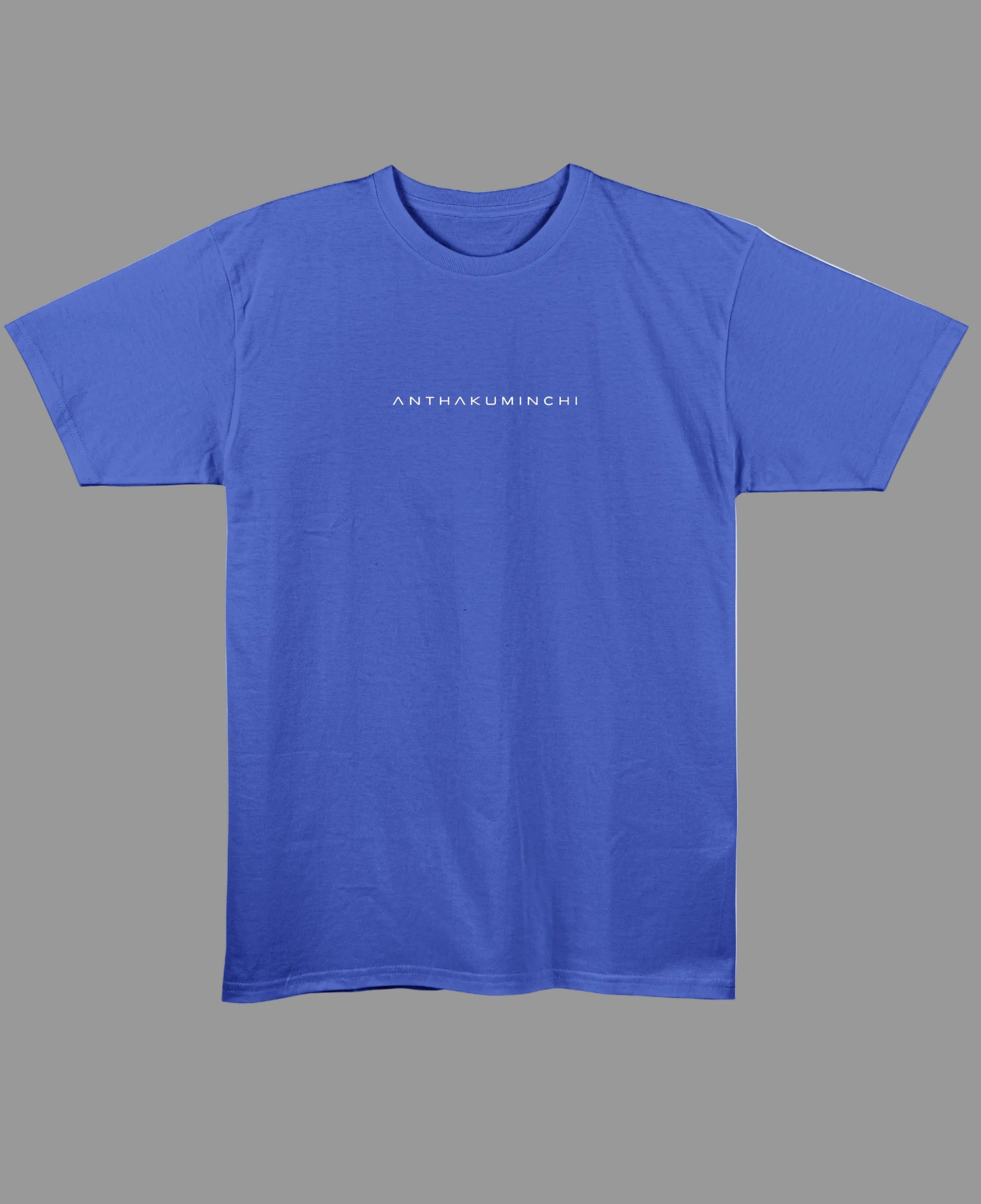 Blue Regular Fit T-shirt Front Design
