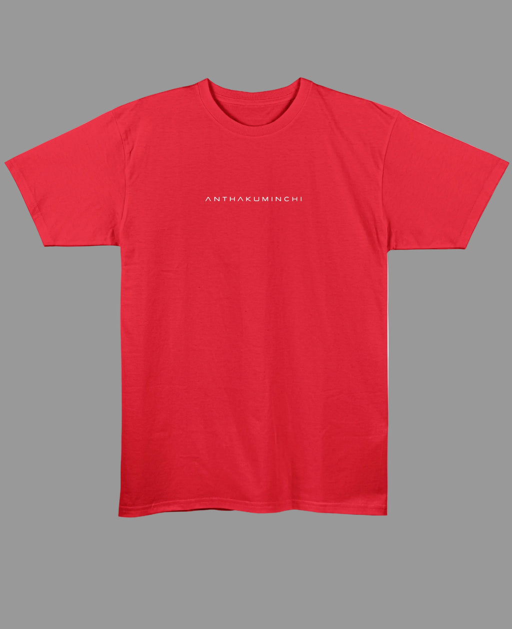 Red Regular Fit T-shirt Front Design