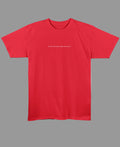 Red Regular Fit T-shirt Front Design
