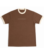 Mousse & Cream Ringer tee Front Design