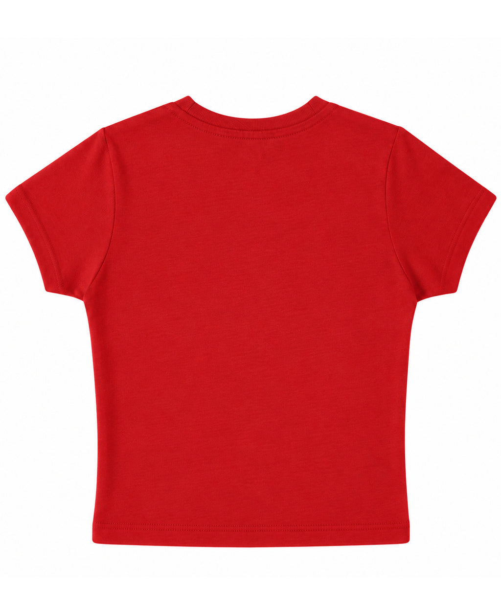 Red Baby Tee Back Design
