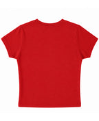 Red Baby Tee Back Design