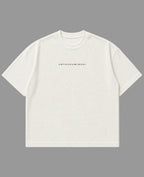 Off-white waffle boxy fit Front Design