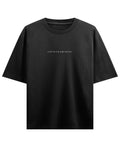 Black Oversized T-shirt Front Design