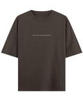 Coffee Oversized T-Shirt Front Design
