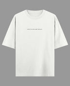 Off White Oversized T-shirt Front Design