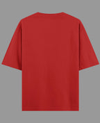 Red Oversized T-shirt Back Design