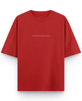Red Oversized T-shirt Front Design