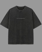 Vintage Fade Wash Oversized T-shirt Front Design