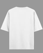 White Oversized T-shirt Back Design