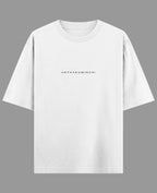 White Oversized T-shirt Front Design