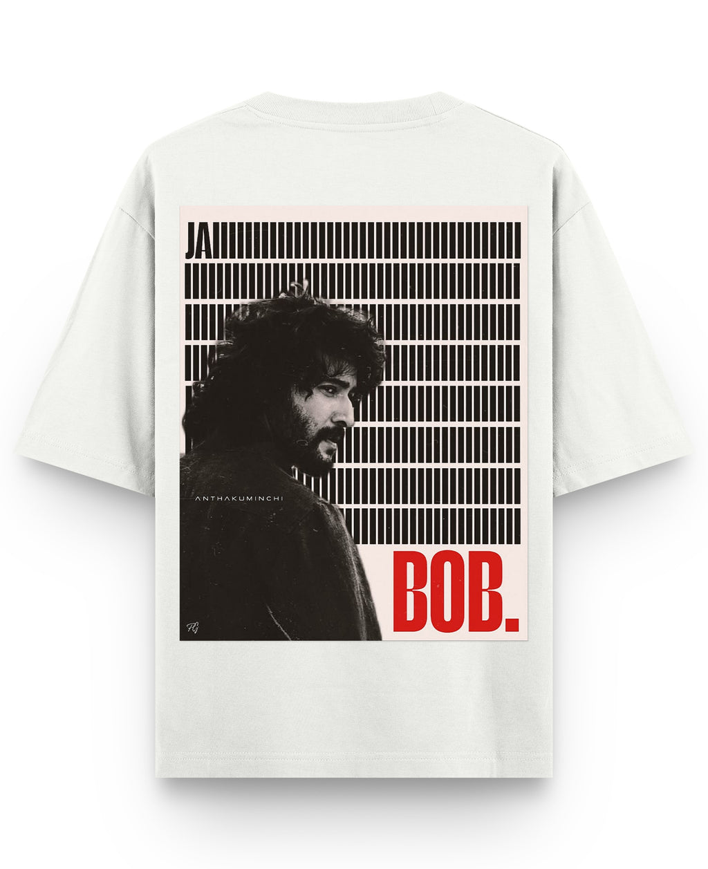 Off White Oversized T-shirt Back Design