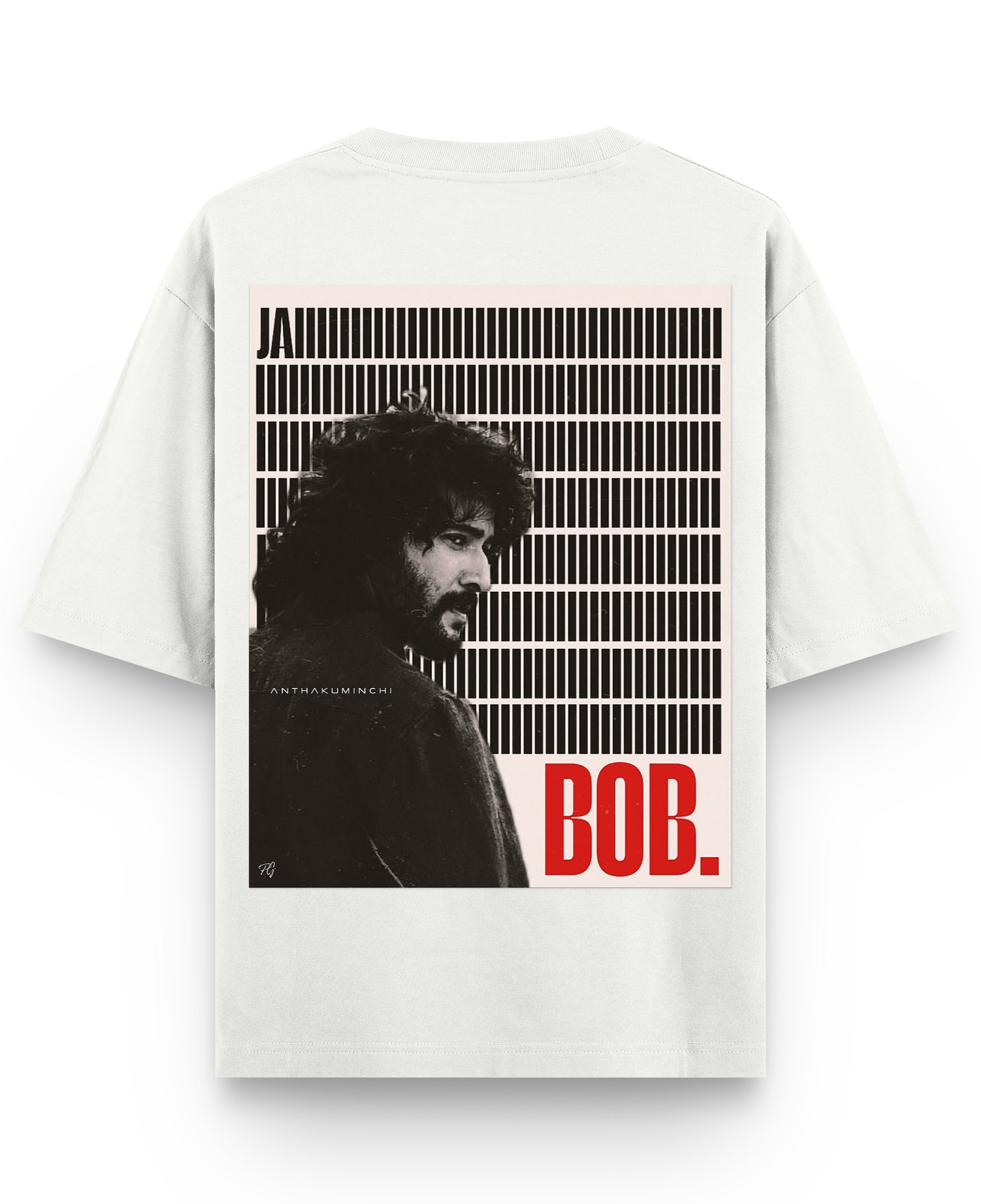 Off White Oversized T-shirt Back Design