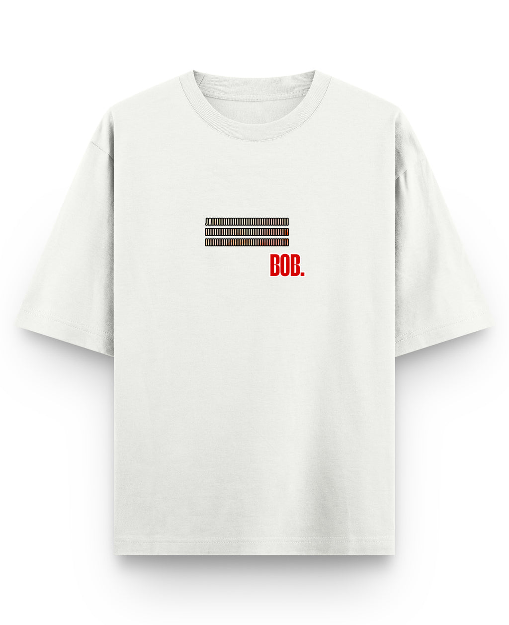 Off White Oversized T-shirt Front Design