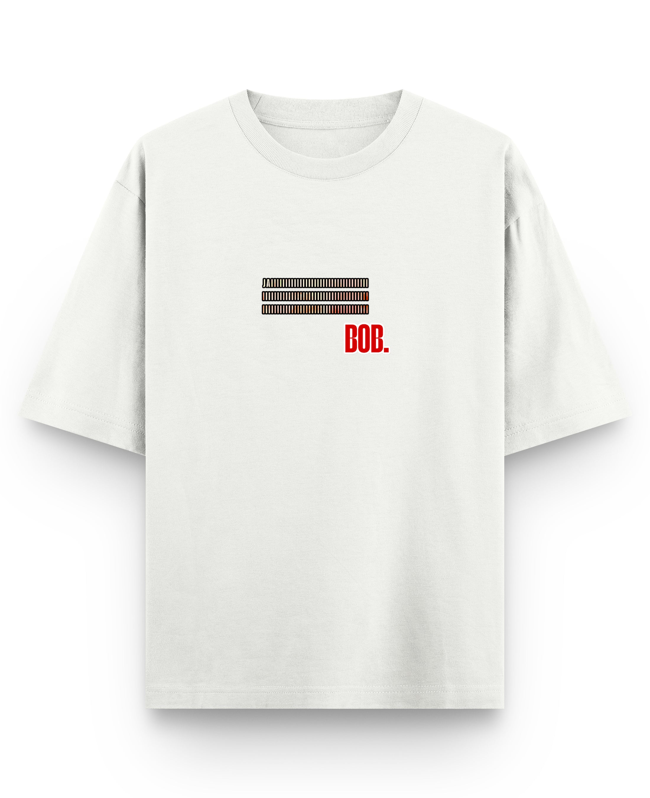 Off White Oversized T-shirt Front Design