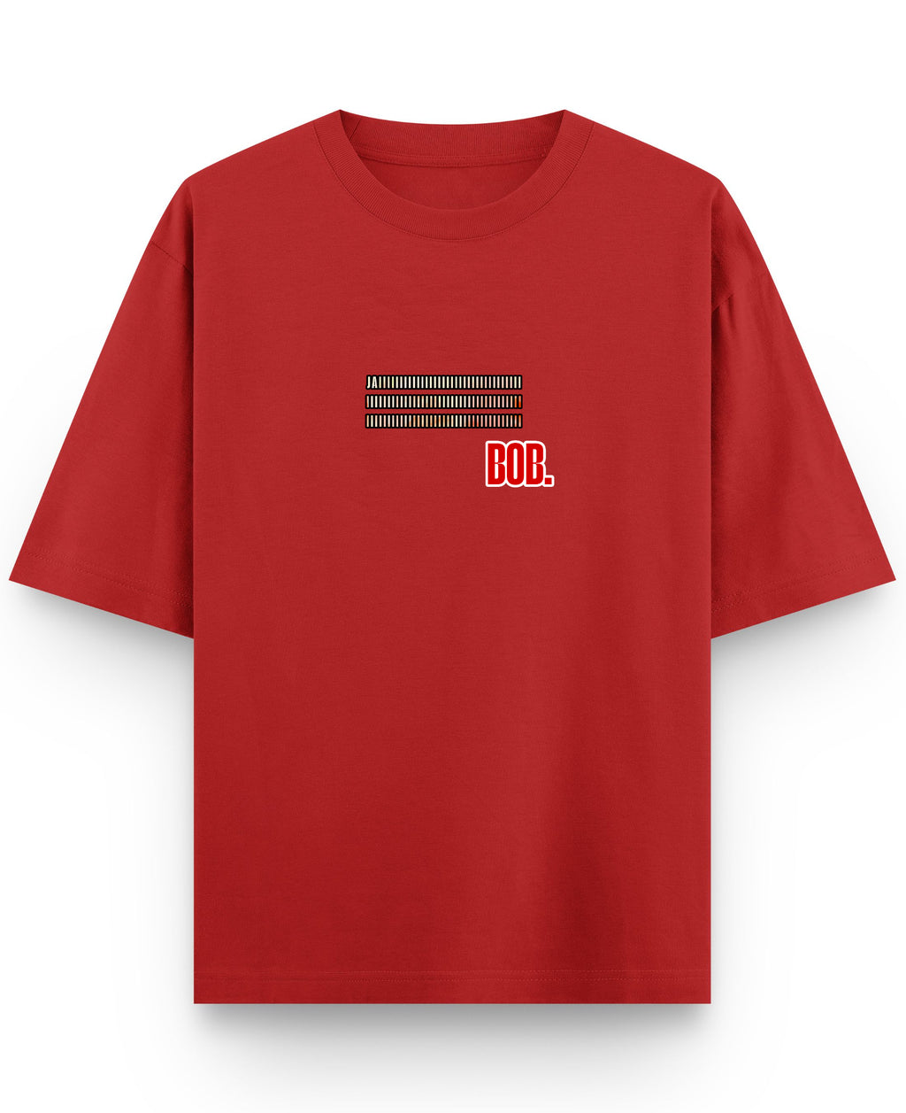 Red Oversized T-shirt Front Design