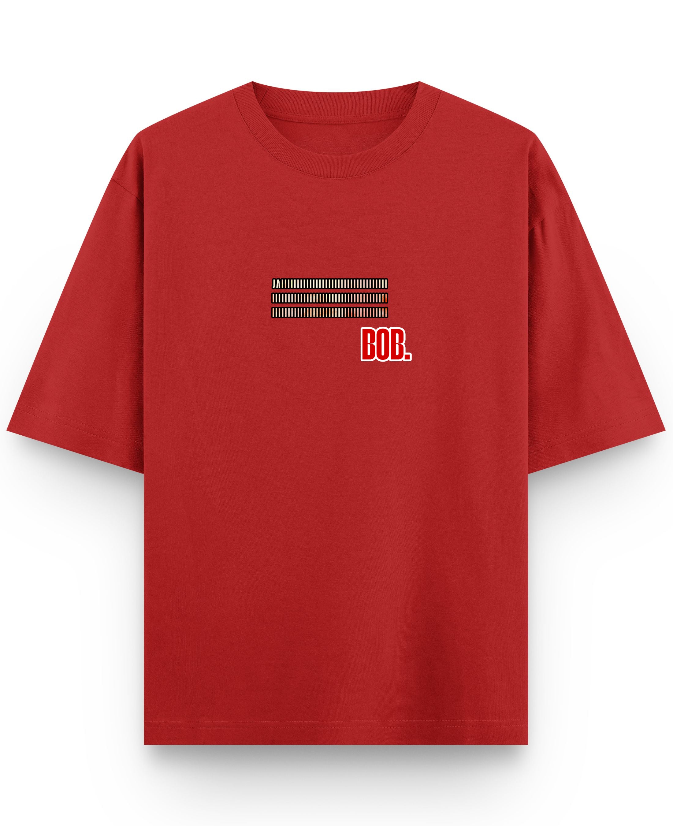 Red Oversized T-shirt Front Design