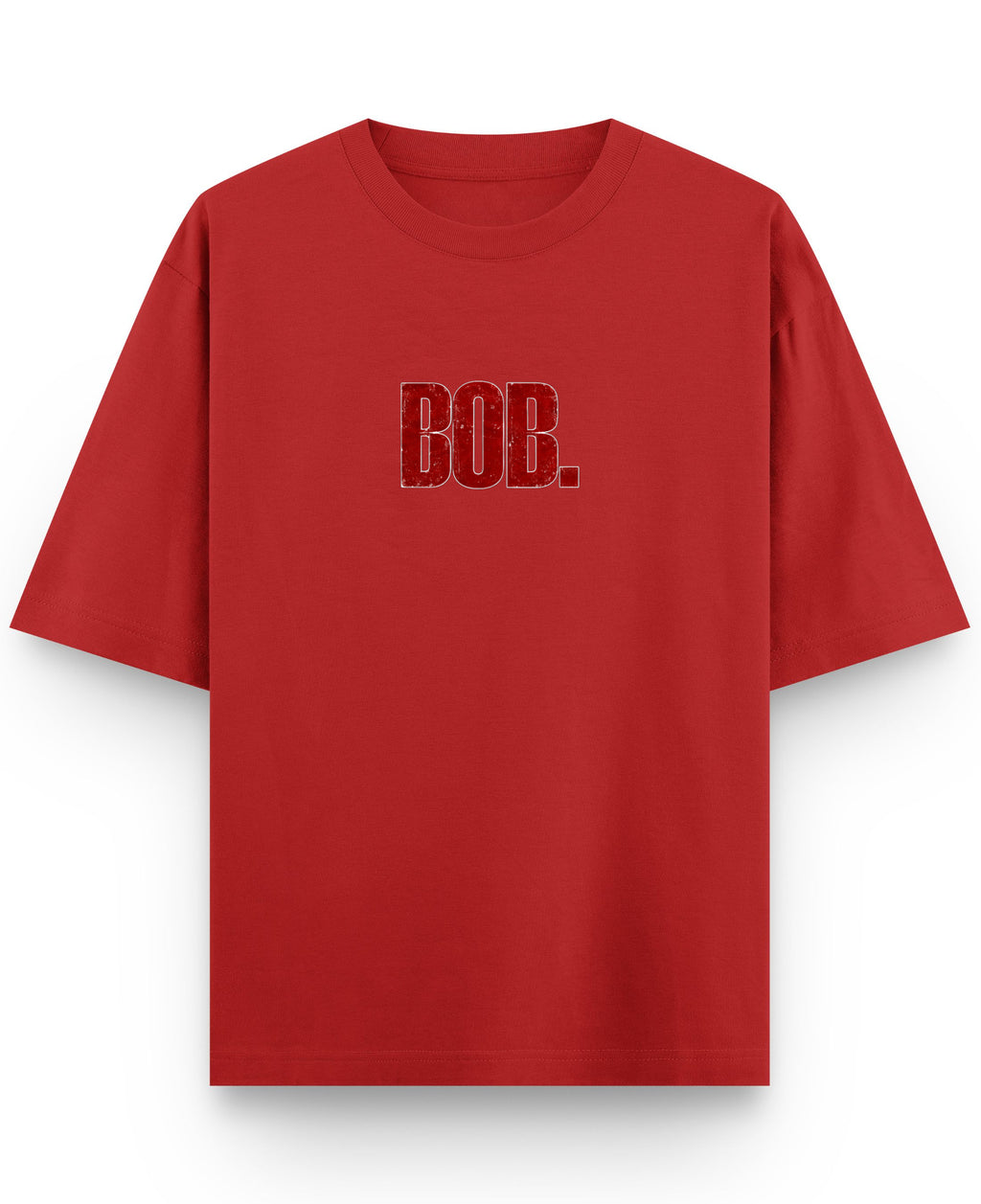 Red Oversized T-shirt Front Design