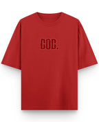 Red Oversized T-shirt Front Design