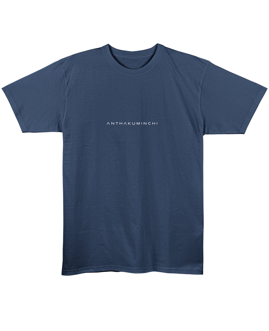 Navy Blue Regular Fit T-shirt Front Design