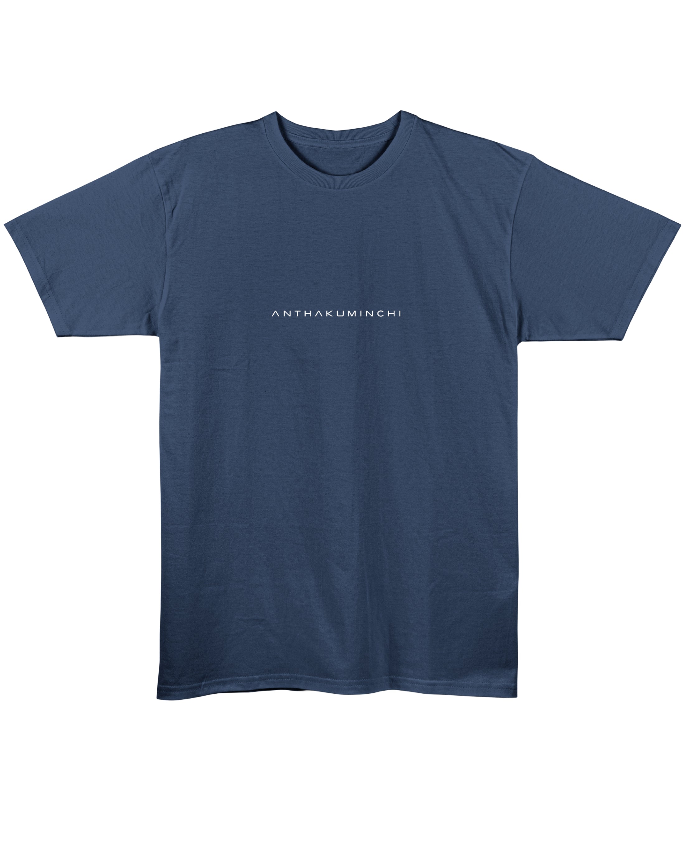 Navy Blue Regular Fit T-shirt Front Design