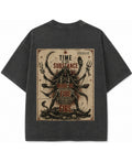 Vintage Fade Wash Oversized T-shirt Back Design