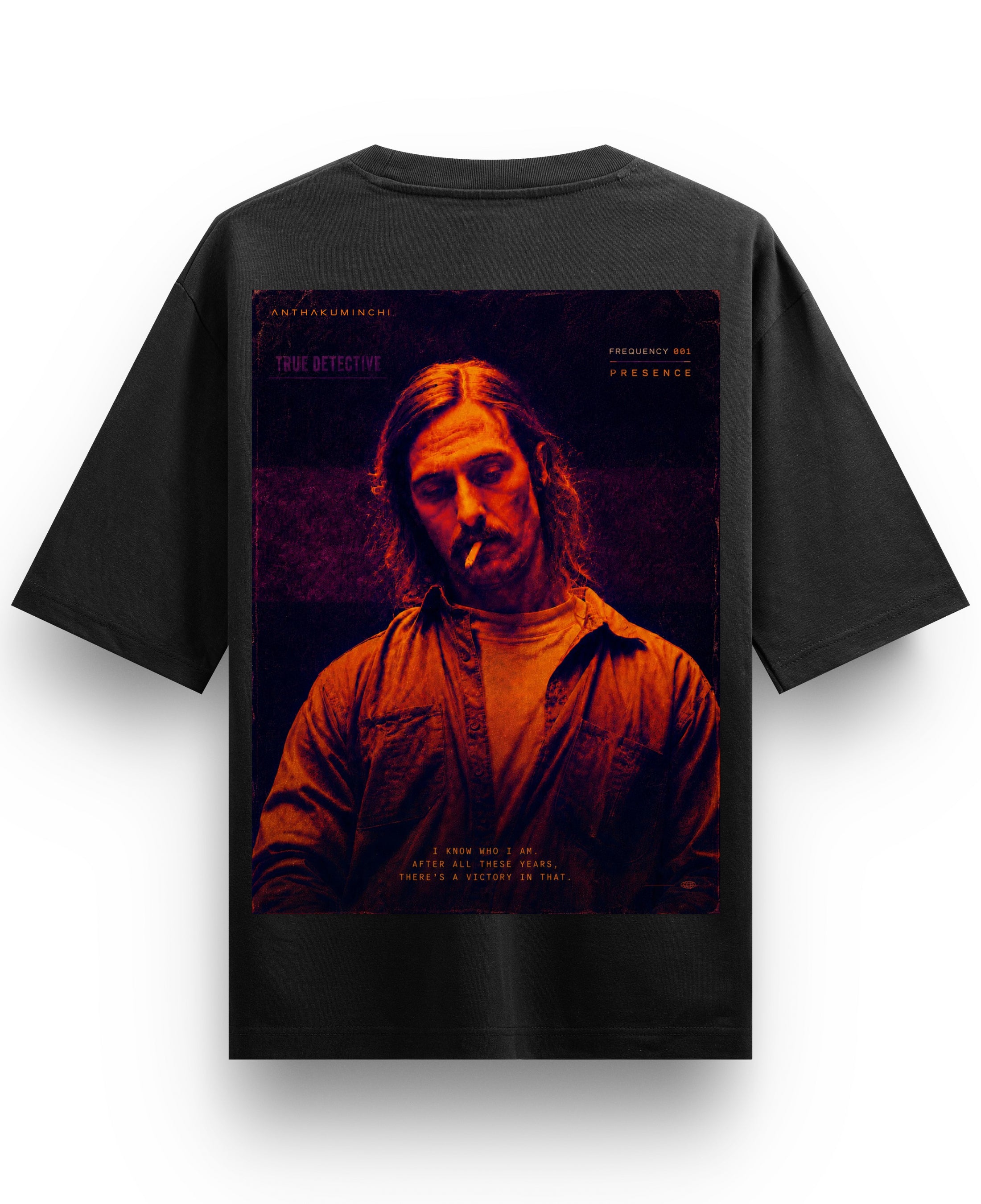 Black Oversized T-shirt Back Design