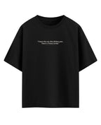 Black Oversized T-shirt Front Design