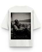 Off White Oversized T-shirt Back Design