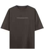 Coffee Oversized T-Shirt Front Design