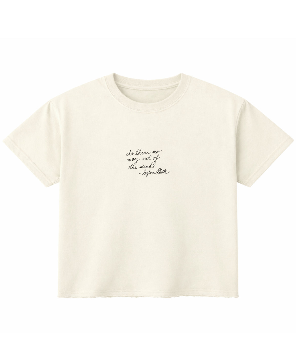 Off White Boxy Fit T-shirt Front Design